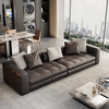 Controllo Dark Grey 6-Seater Sofa With Chaise