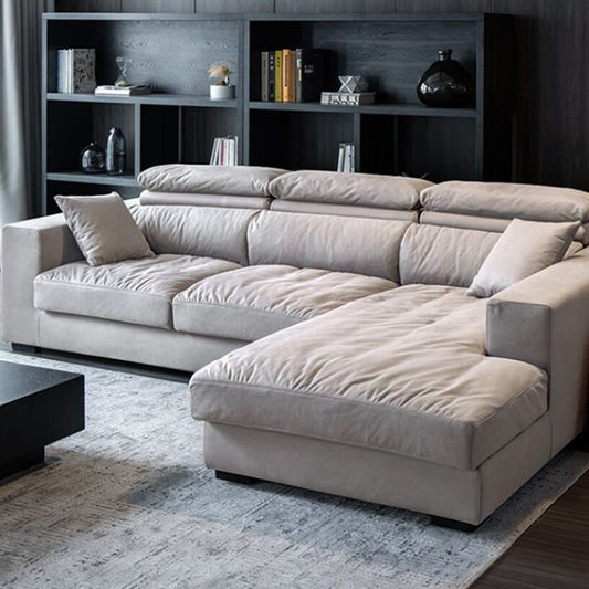 Marissa Beige L-Shaped Couch