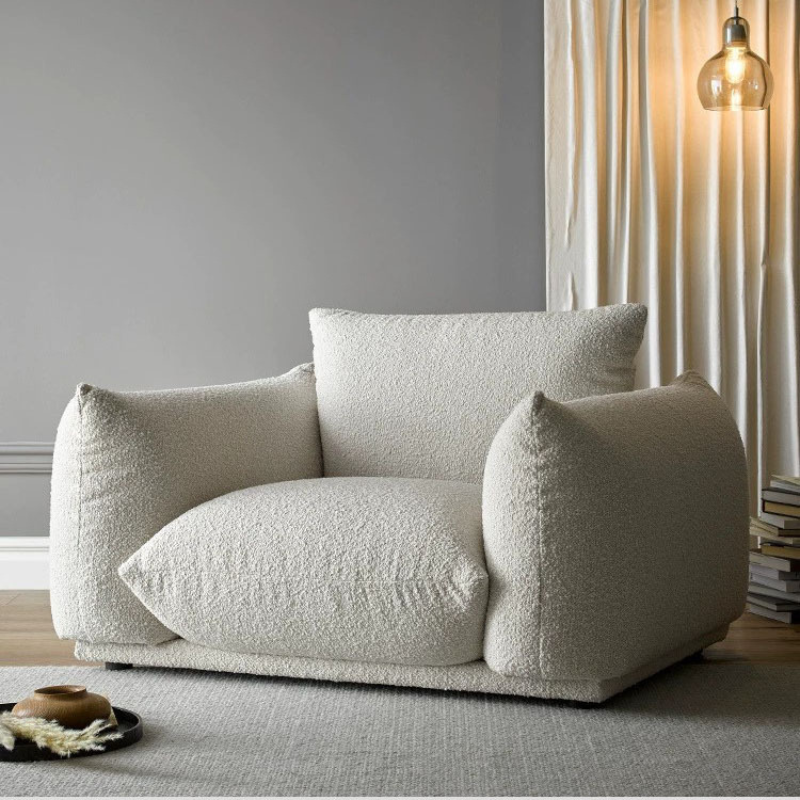 Ciabatta Boucle Upholstered Armchair