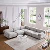 Pane L-Shaped Light Grey Couch