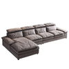 Cameo Leather Chaise Lounge Sofa