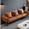 Priscilla Light Tan Leather Couch