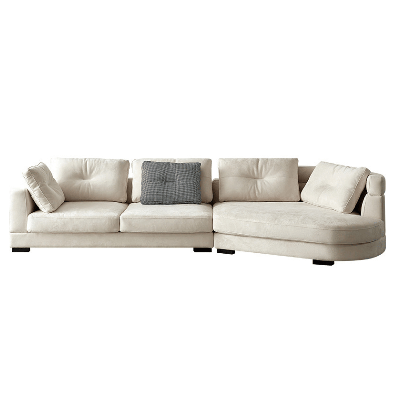 Perla Round Chaise Sectional Sofa