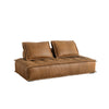 Saverio 2-Seater Tufted Leather Sofa