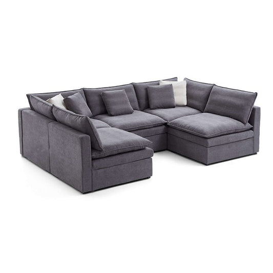 Panino U-Shaped Sectional Couch With Open End