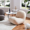 Nuvola White Boucle Accent Chair