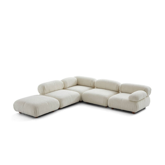 Pane Boucle Open End Modular Sofa