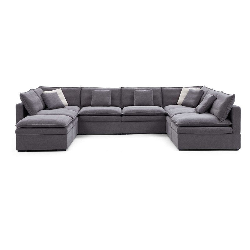 Panino Extra Large U-Shaped Sofa With Open End