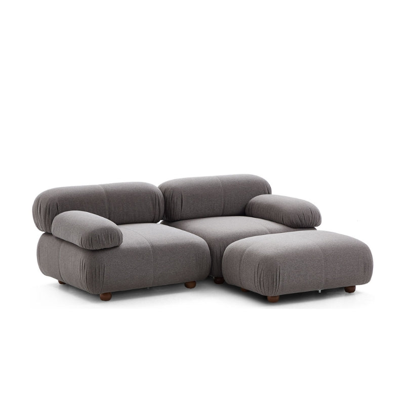 Pane Grey 2-Seater Sofa