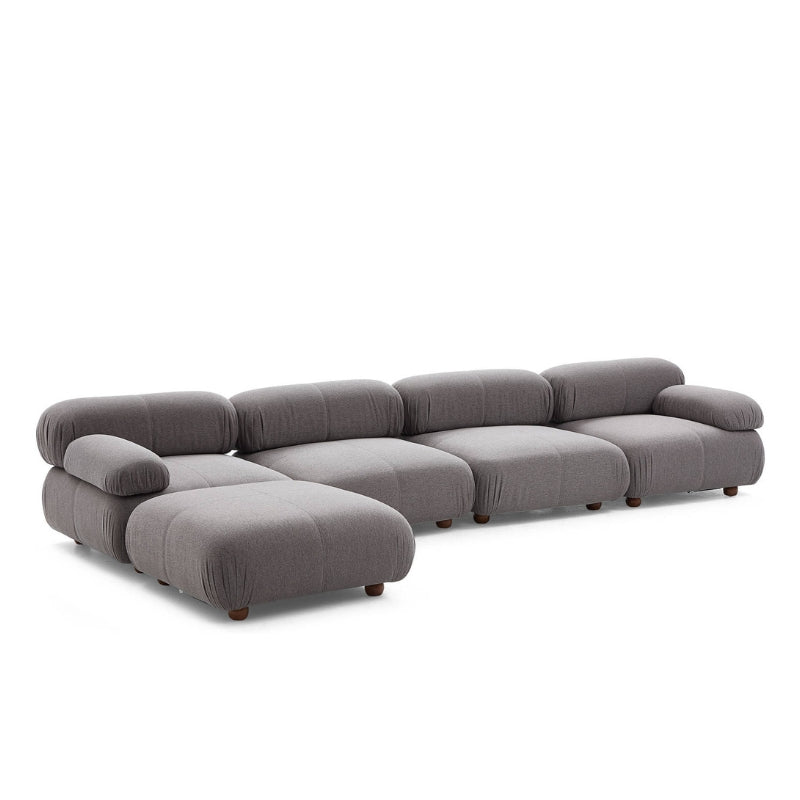 Pane Grey 4-Seater Sofa