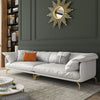 Sekla Modern White Leather Sofa