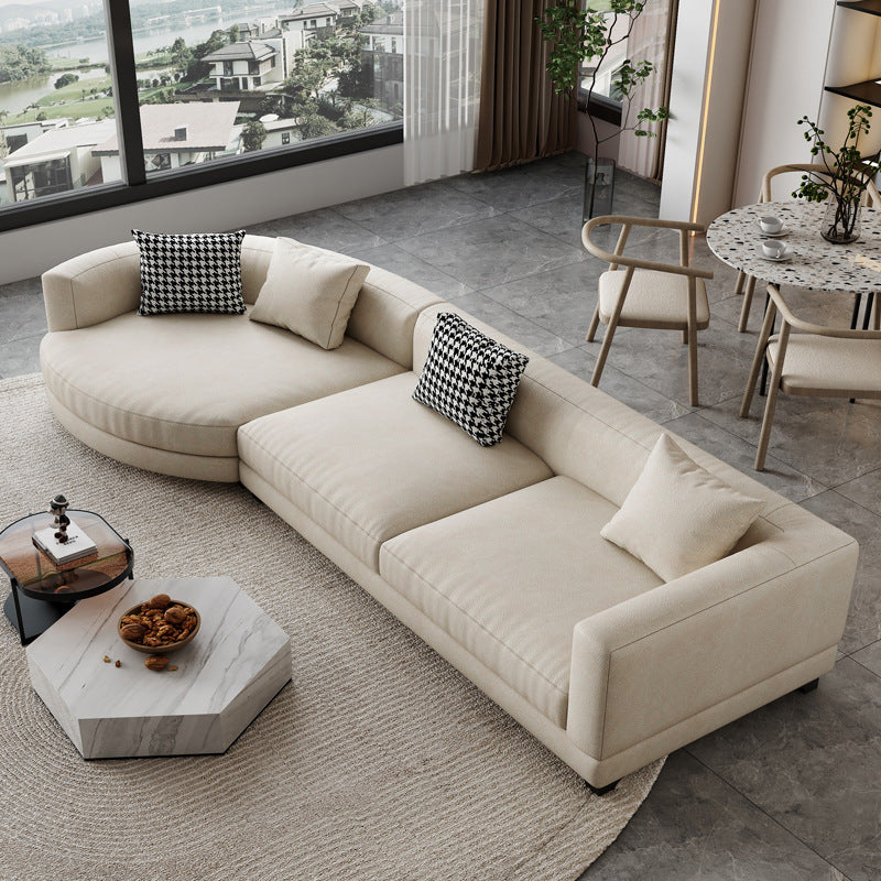 Perla Sectional With Round Chaise