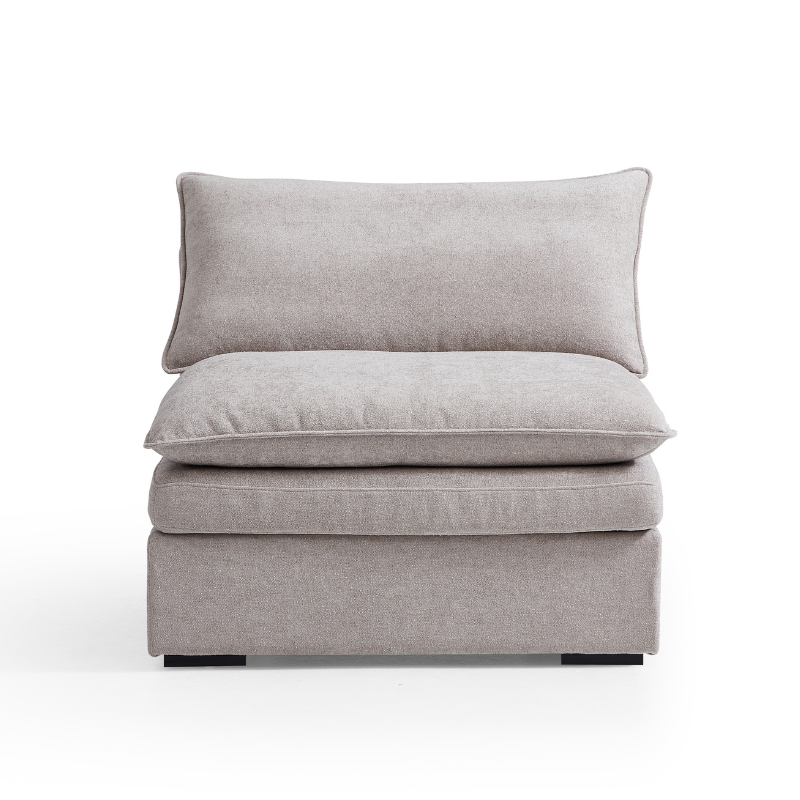 Panino Light Grey 6-Seater Modular Sectional Sofa