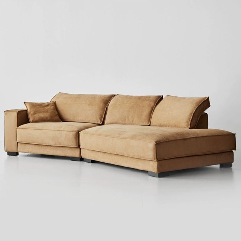 Oriana Tan Sectional With Chaise