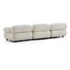 Pane White Boucle Modular 3-Seater Sofa