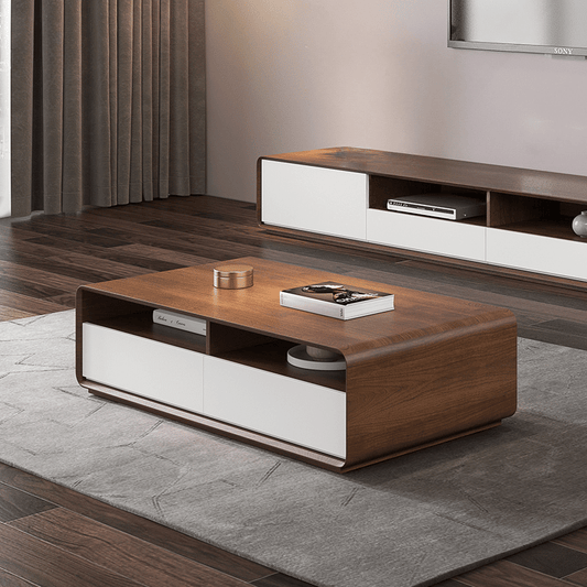 Terina Rectangle Coffee Table With Drawers