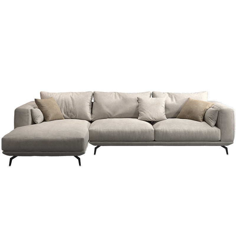 Bianca Leather Sectional Sofa With Chaise